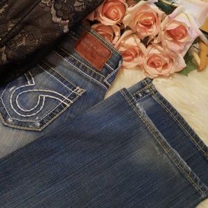 Big Star Liv factory distressed Jean sz 28S